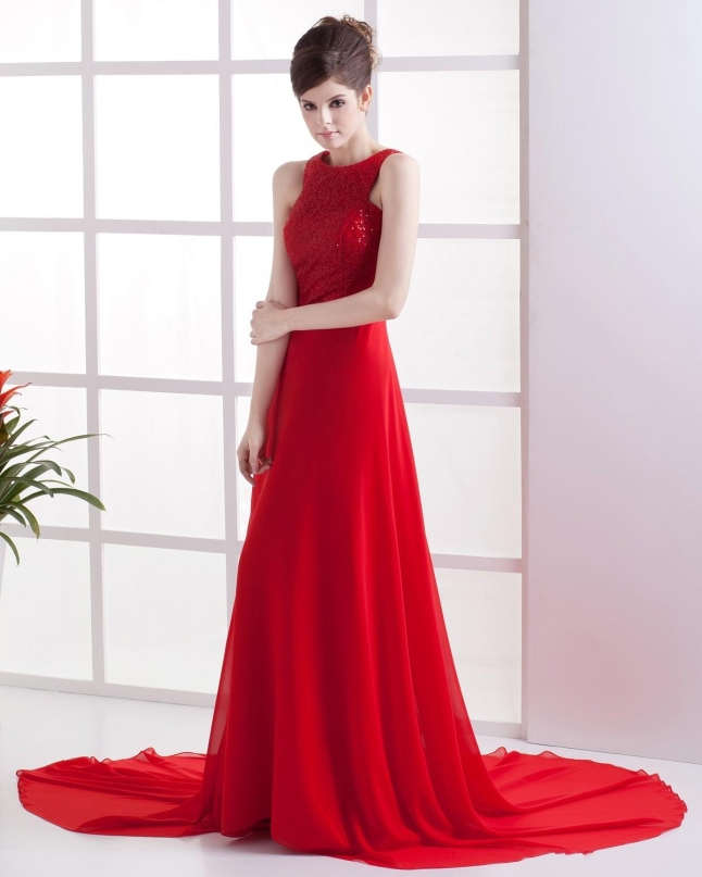 Red 2013 Prom Dress for Girls